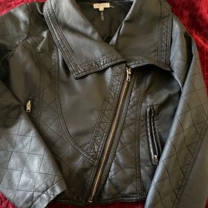 Faux Leather Jacket!